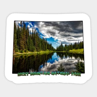 Colorado (Rocky Mountain National Park - Lake Irene) Sticker